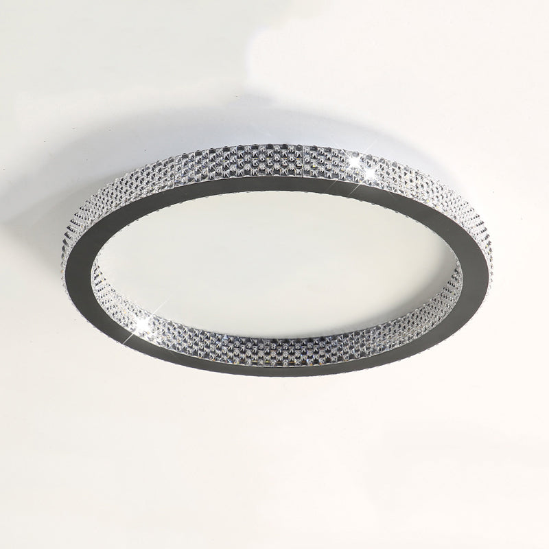 Modern LED Ceiling Light 1-Light Ceiling Mount Light with Acrylic Shade for Bedroom