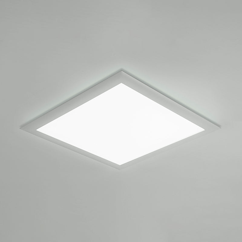 Geometric Shape Ceiling Light Modern Metal Flush Mount with Acrylic Shade for Living Room