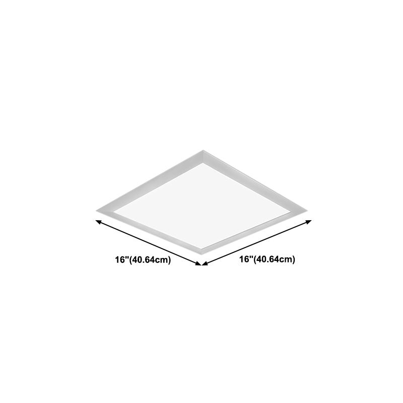 Geometric Shape Ceiling Light Modern Metal Flush Mount with Acrylic Shade for Living Room