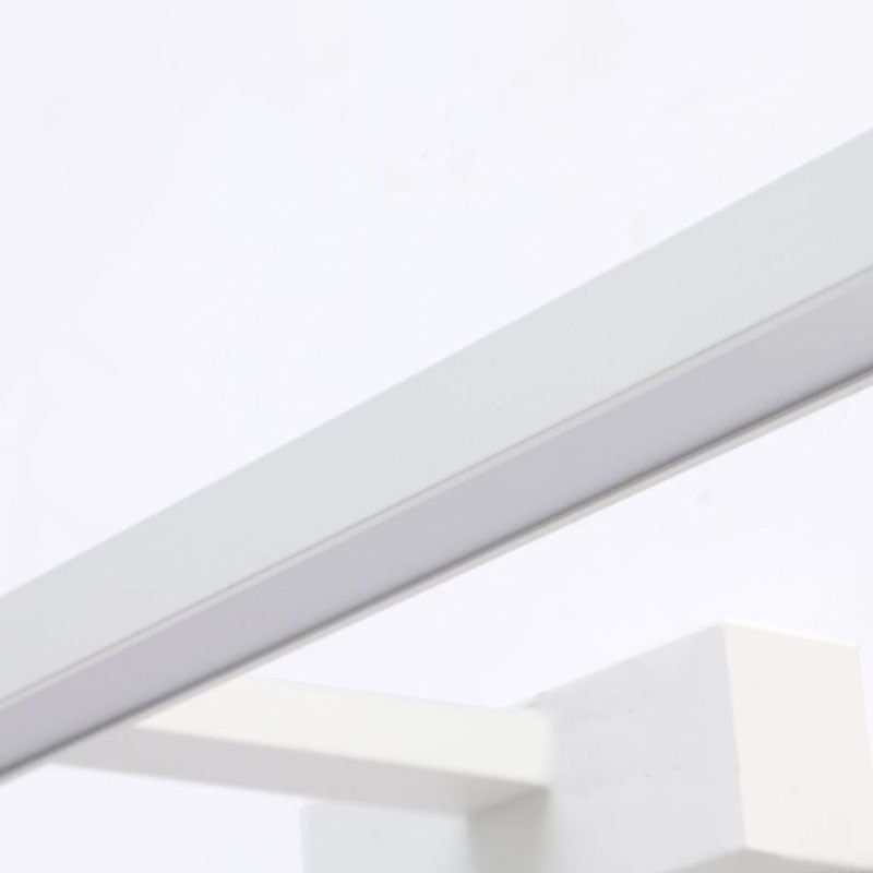 Modern Simplicity LED Wall Light Linear Shape Mirror Wall Lamp in White