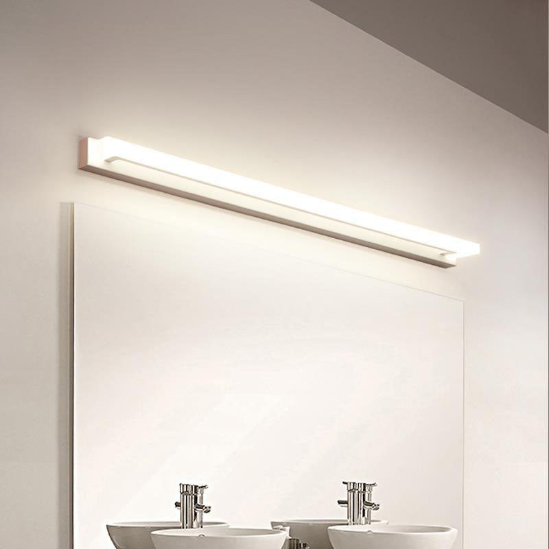 Linear LED Vanity Mirror Light in Modern Style Acrylic Wall Lamp for Bathroom