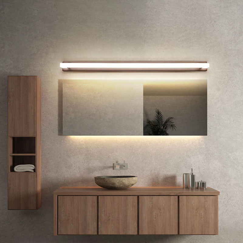 Linear LED Vanity Mirror Light in Modern Style Acrylic Wall Lamp for Bathroom