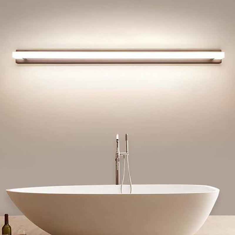 Linear LED Vanity Mirror Light in Modern Style Acrylic Wall Lamp for Bathroom