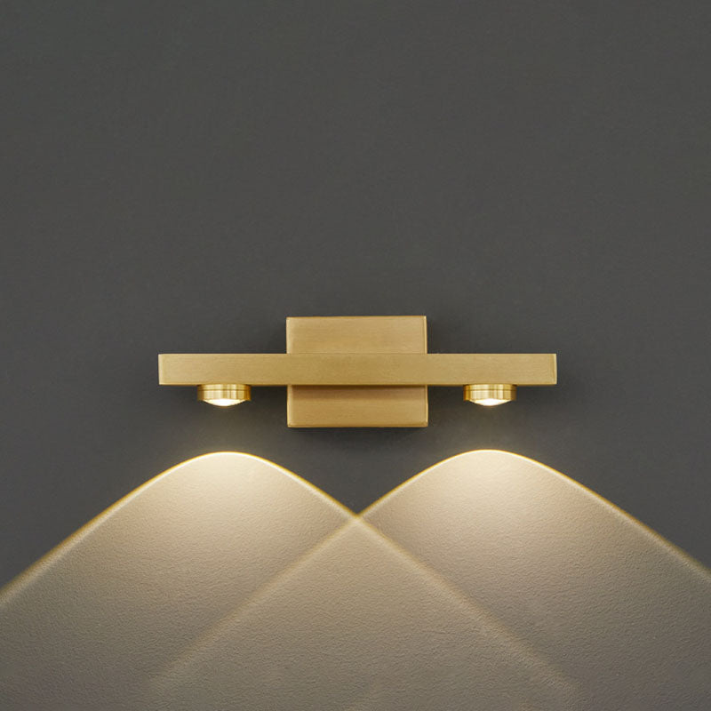 Modern Luxury Wall Light Multi-Light Vanity Wall Light with Plastic Shade