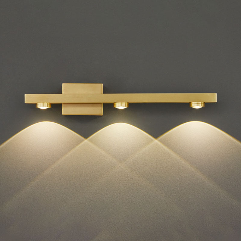 Modern Luxury Wall Light Multi-Light Vanity Wall Light with Plastic Shade