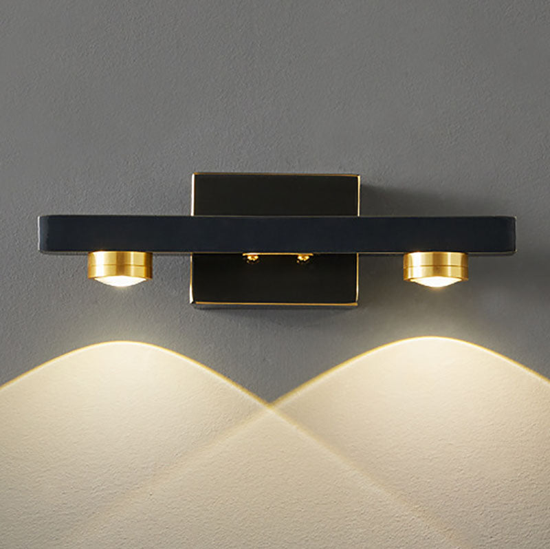 Modern Luxury Wall Light Multi-Light Vanity Wall Light with Plastic Shade