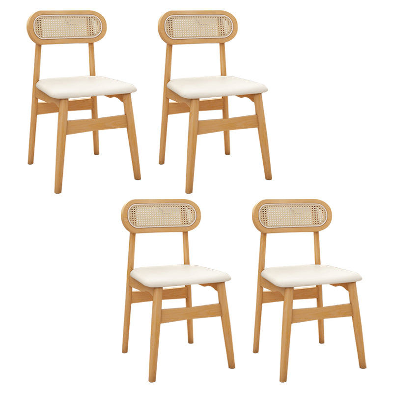 Traditional Solid Wood Side Chair Upholstered Side Chair for Kitchen