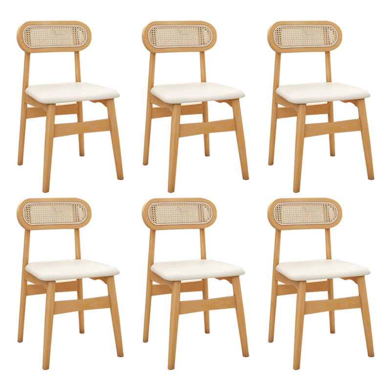 Traditional Solid Wood Side Chair Upholstered Side Chair for Kitchen