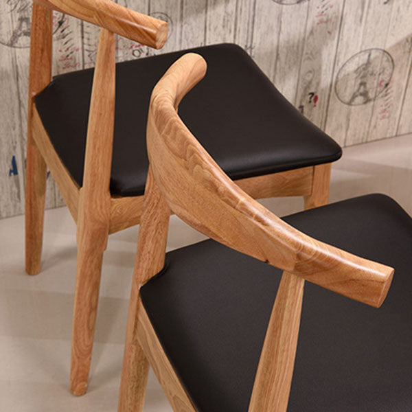 Industrial Upholstered Dining Side Chair Wood Dining Chair for Dining Room