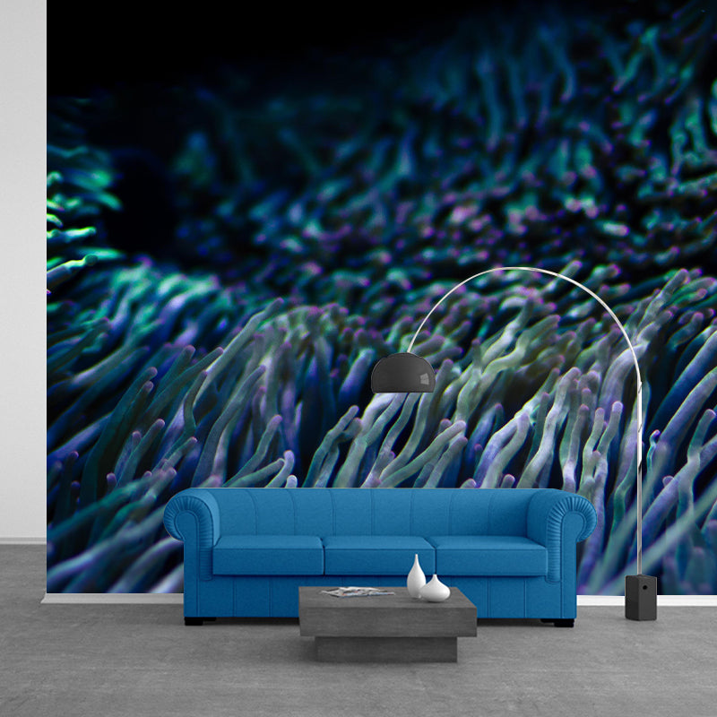 Photography Ocean Fish Printed Wall Mural Modern Stain Resistant Wall Mural