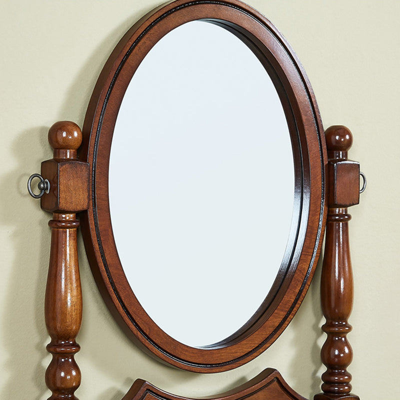 Traditional Style Solid Wood with Drawers White/dark Coffee/walnut Dressing Table