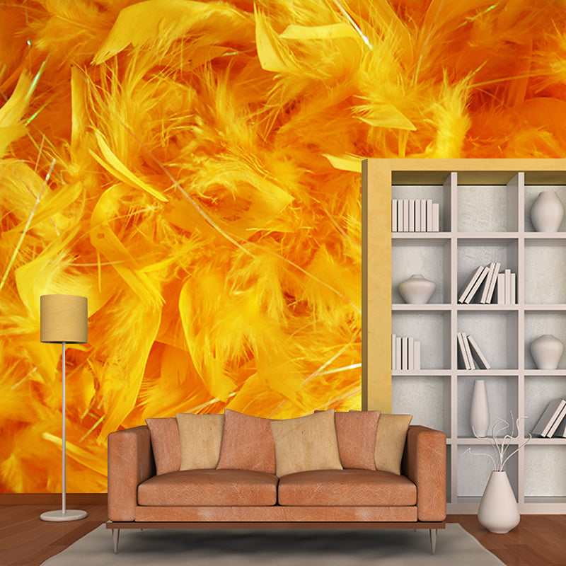 Decorative Wall Mural Feather Printed Living Room Wall Mural