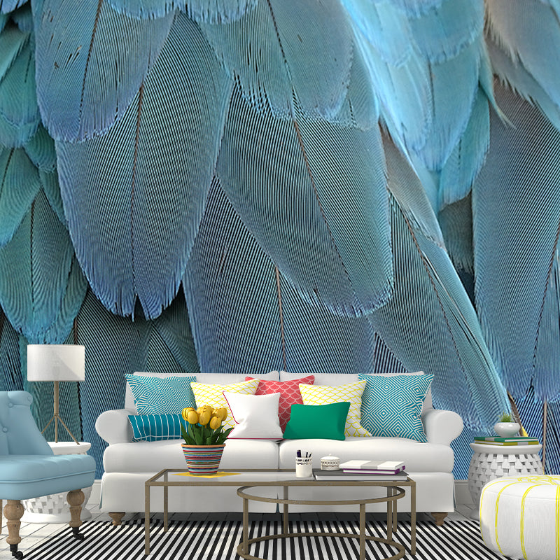 Decorative Wall Mural Feather Printed Living Room Wall Mural