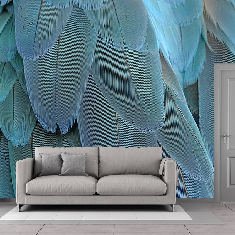 Decorative Wall Mural Feather Printed Living Room Wall Mural