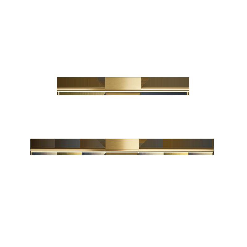 Gold Linear Wall Light in Modern Style Metal LED Vanity Wall Light for Bathroom