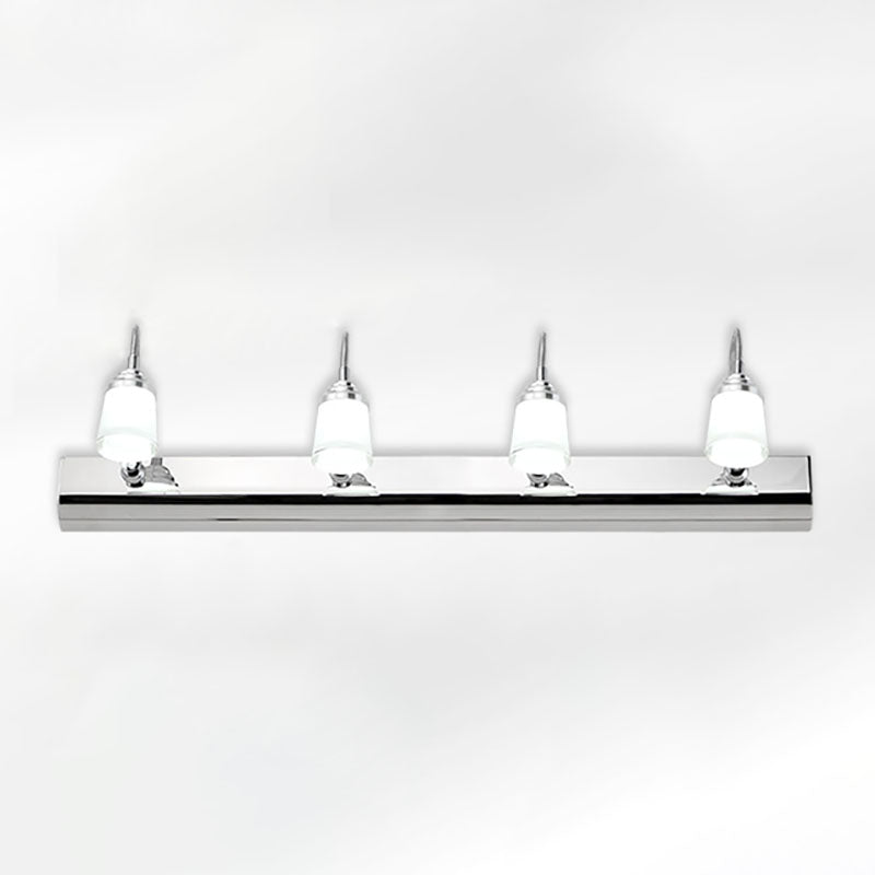 Modern Simplicity Metal Wall Light Rotatable LED Wall Lamp in Silver