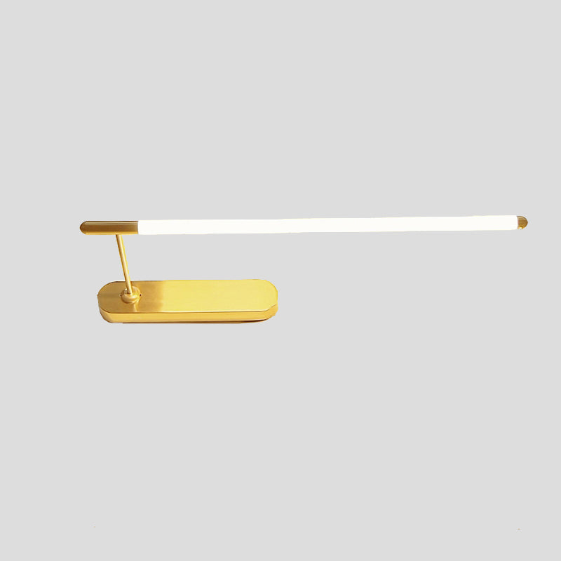 Linear LED Vanity Wall Light in Modern Simplicity Metal Wall Lamp with Acrylic Shade