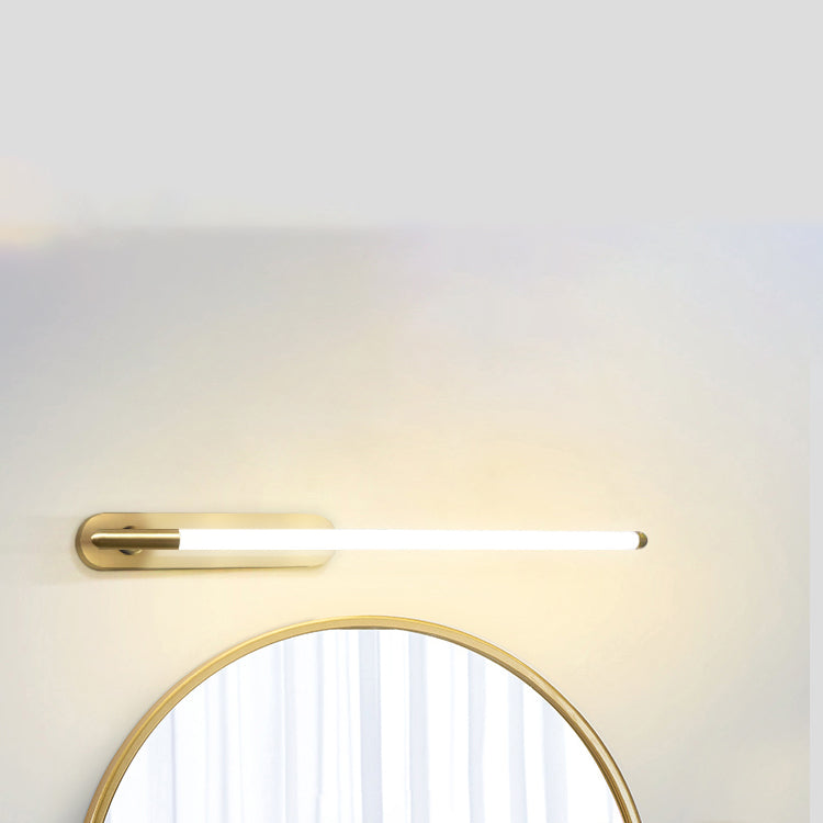 Linear LED Vanity Wall Light in Modern Simplicity Metal Wall Lamp with Acrylic Shade