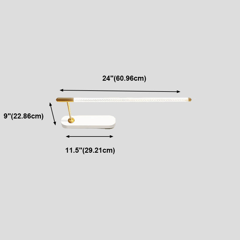 Linear LED Vanity Wall Light in Modern Simplicity Metal Wall Lamp with Acrylic Shade