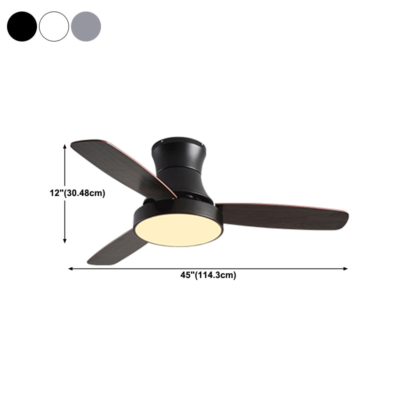 Unique Shape Metal Ceiling Fan Light Kids Style 1-Light Ceiling Fan Lamp for Dining Room