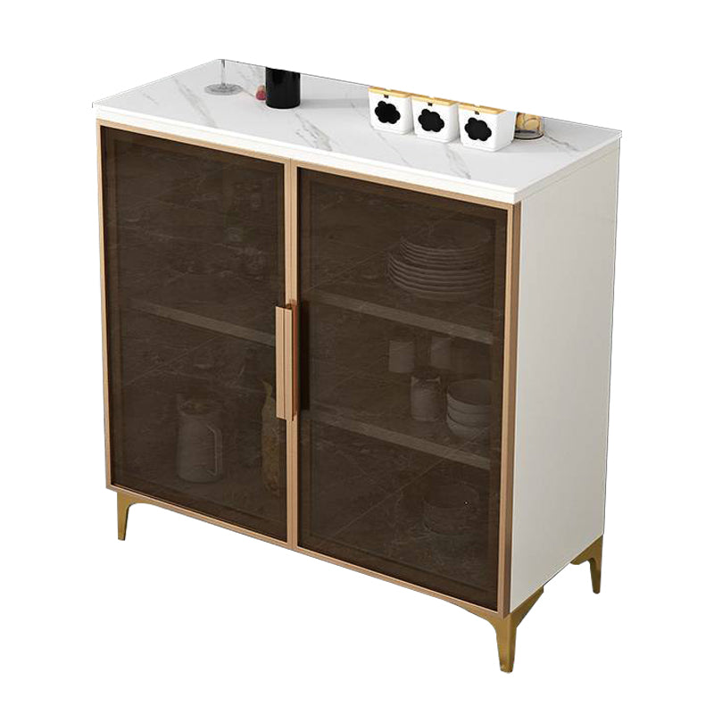 Modern Sideboard Stone Top Dining Sideboard with Door for Living Room