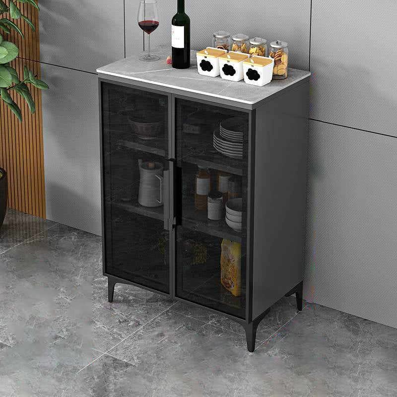 Modern Sideboard Stone Top Dining Sideboard with Door for Living Room