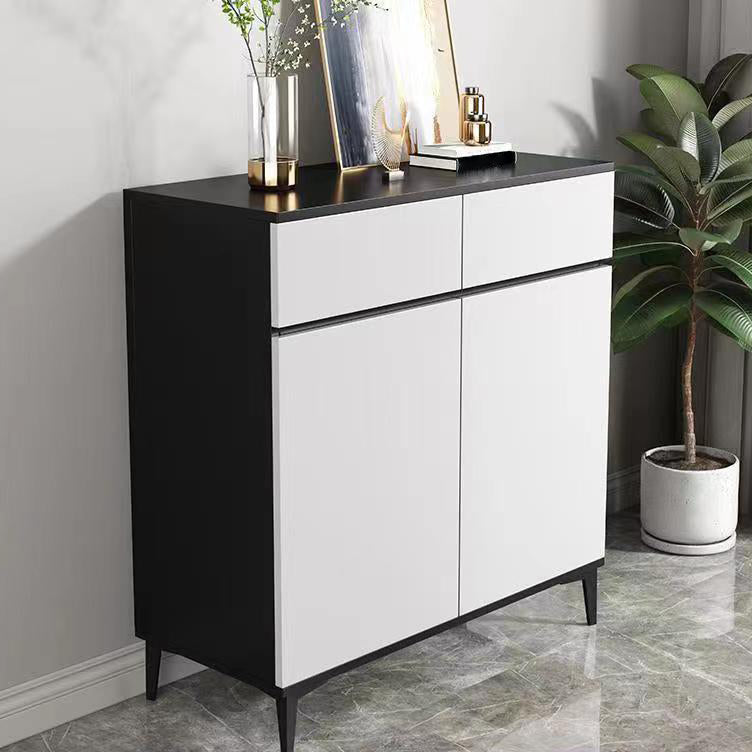 Glam Sideboard White Door and Drawer Dining Sideboard for Living Room