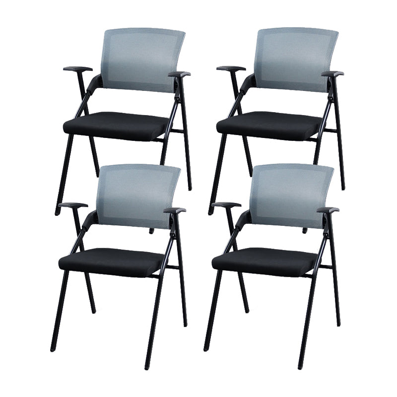 Mesh Mid Back Conference Chair Contemporary Ergonomic Arms Office Chair