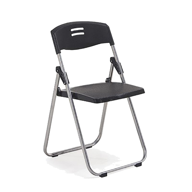 Modern Armless Conference Chair Plastic Low Back Folding Chair