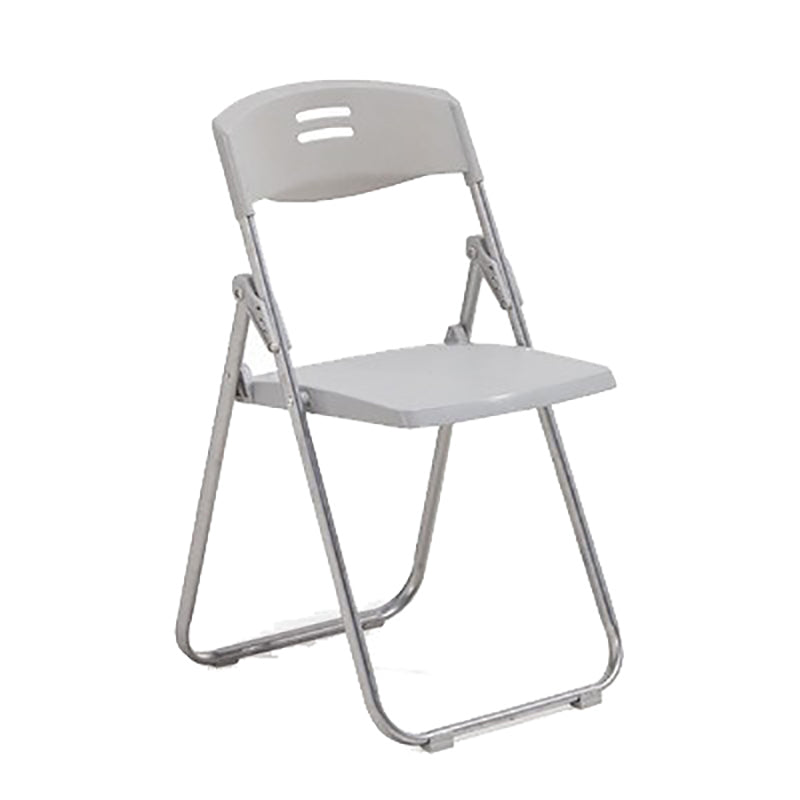 Modern Armless Conference Chair Plastic Low Back Folding Chair