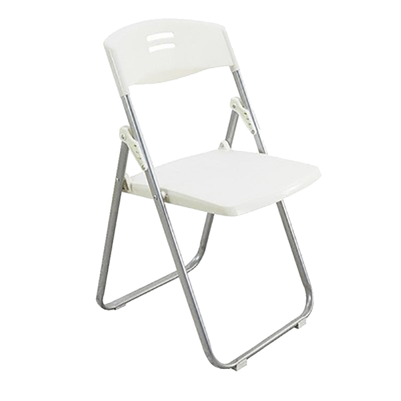 Modern Armless Conference Chair Plastic Low Back Folding Chair