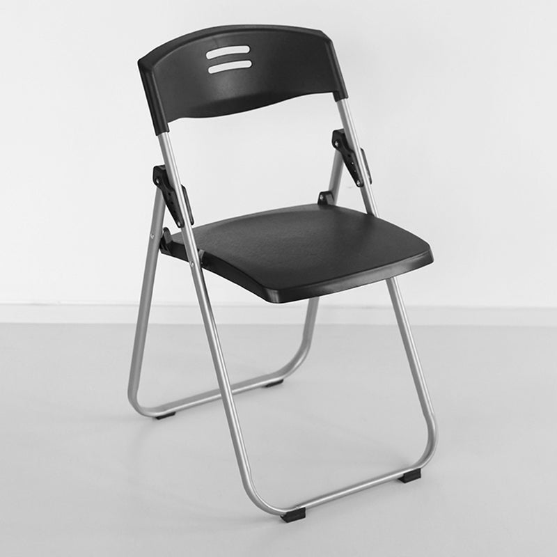 Modern Armless Conference Chair Plastic Low Back Folding Chair