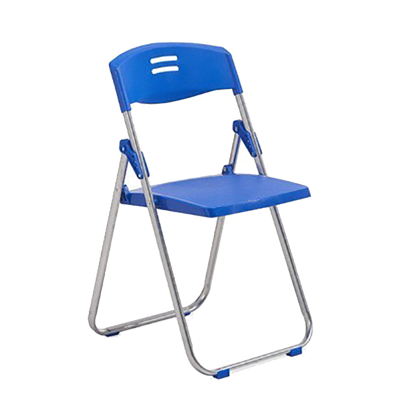 Modern Armless Conference Chair Plastic Low Back Folding Chair