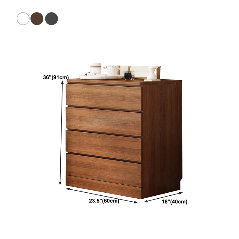 Modern Bedroom Storage Chest Wooden Chest Dresser with 3 / 4 / 5 / 6 Drawers