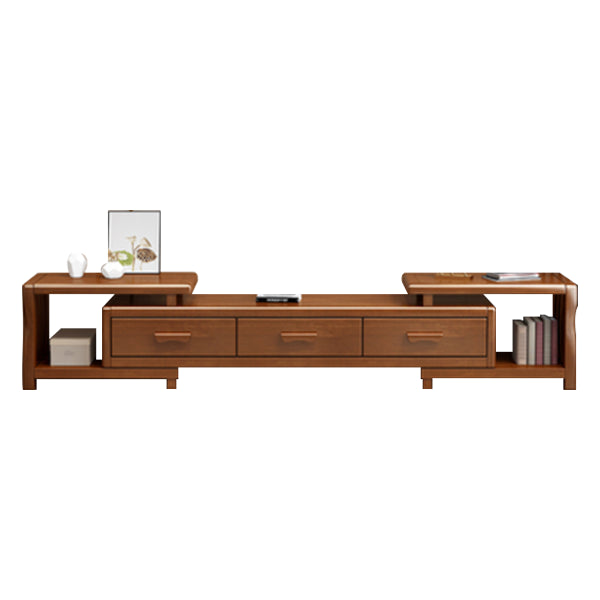 Engineered Wood TV Media Console Traditional TV Media Stand with Drawers