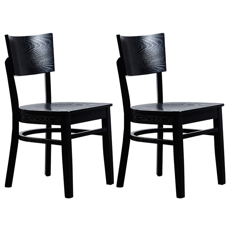 Contemporary Style Chairs Armless Chair for Kitchen with Wood Legs