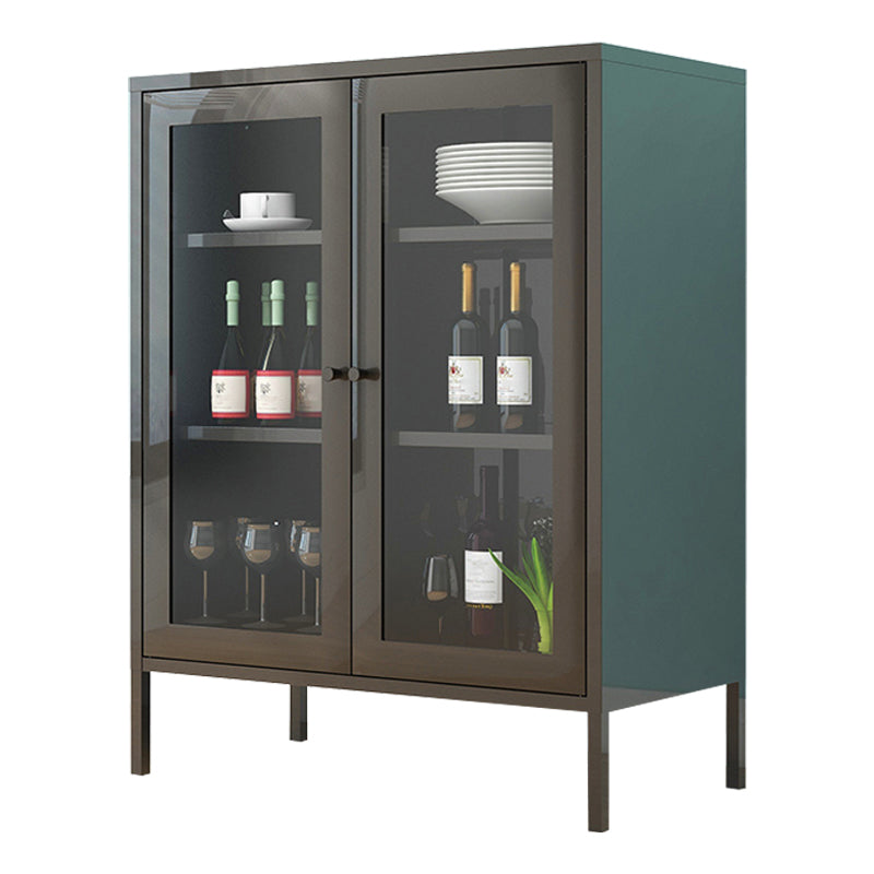 Contemporary Dining Server Door Metal Server for Living Room