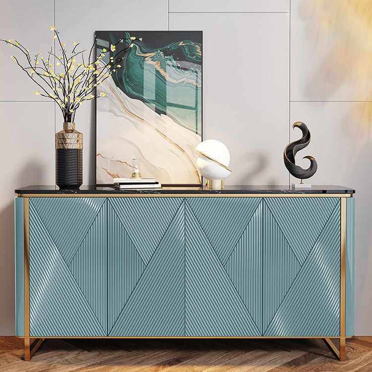 15.75"W Sideboard Glam Style Dining Server for Kitchen and Living Room