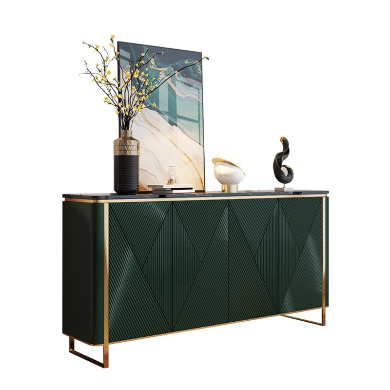 15.75"W Sideboard Glam Style Dining Server for Kitchen and Living Room