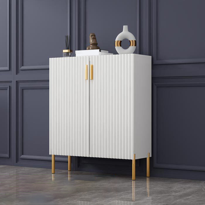 Glam Style Sideboard Wood Dining Sideboard with Doors for Living Room