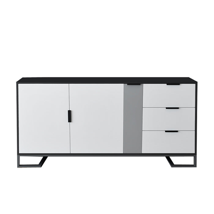 Adjustable Shelving Sideboard Contemporary Dining Sideboard with Door and Drawers