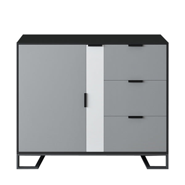 Adjustable Shelving Sideboard Contemporary Dining Sideboard with Door and Drawers