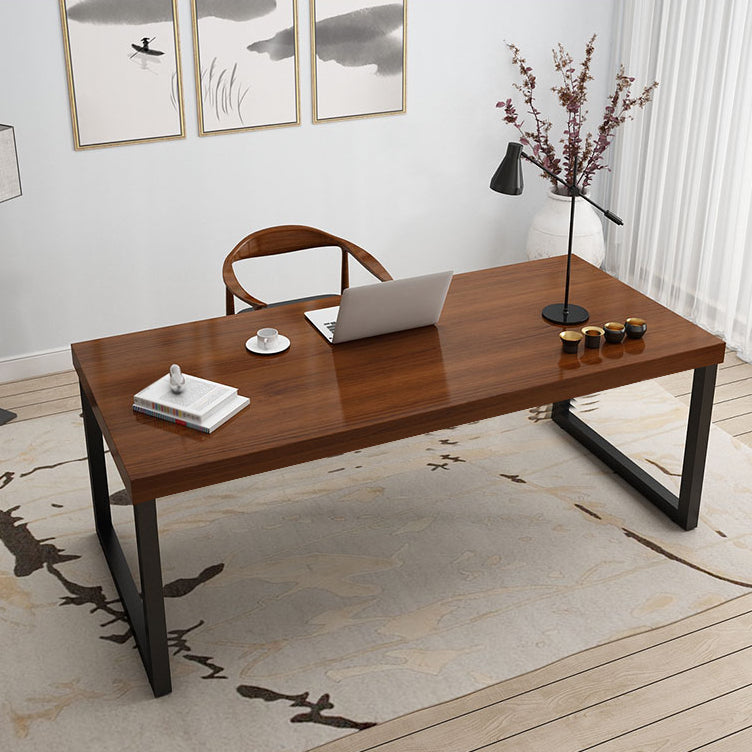 Solid Wood Rectangular Work Table Home Office Modern Writing Desk