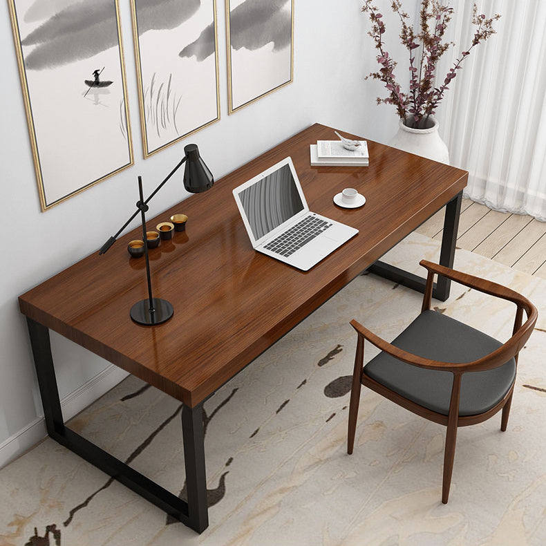 Solid Wood Rectangular Work Table Home Office Modern Writing Desk