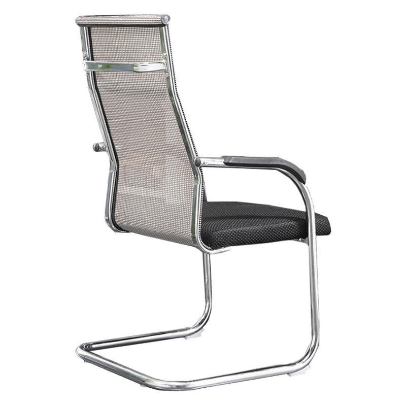 Modern Fixed Arms Office Chair High Back and Mid-Back Home Chair