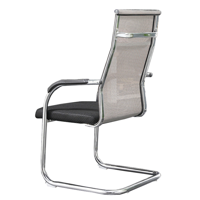 Modern Fixed Arms Office Chair High Back and Mid-Back Home Chair