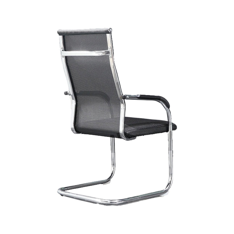 Modern Fixed Arms Office Chair High Back and Mid-Back Home Chair