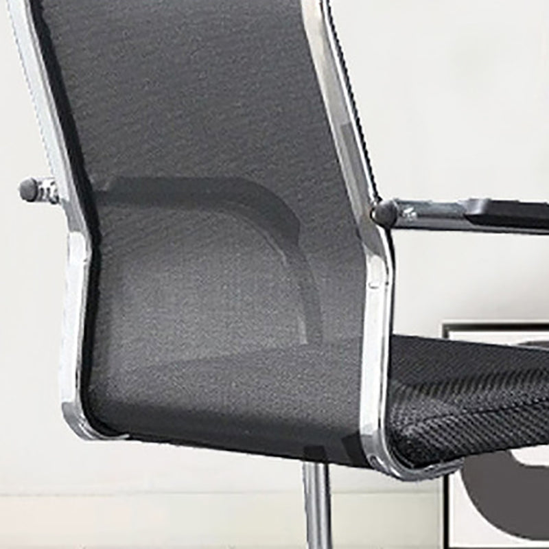 Modern Fixed Arms Office Chair High Back and Mid-Back Home Chair