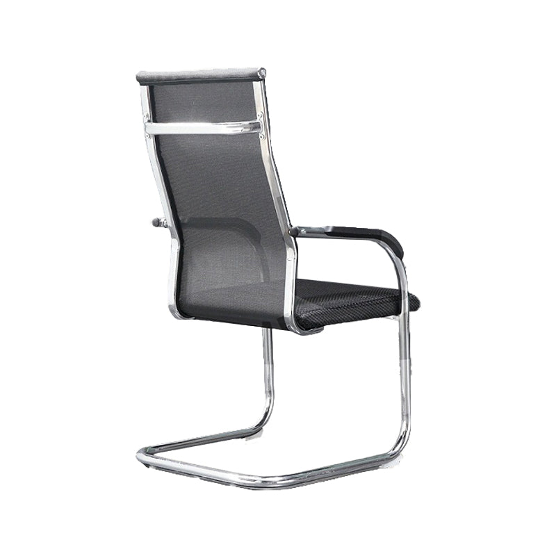 Modern Fixed Arms Office Chair High Back and Mid-Back Home Chair