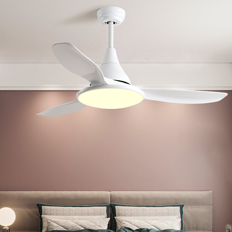 Unique Shape Metal Ceiling Fan Light Kids Style 1-Light Ceiling Fan Lamp for Living Room